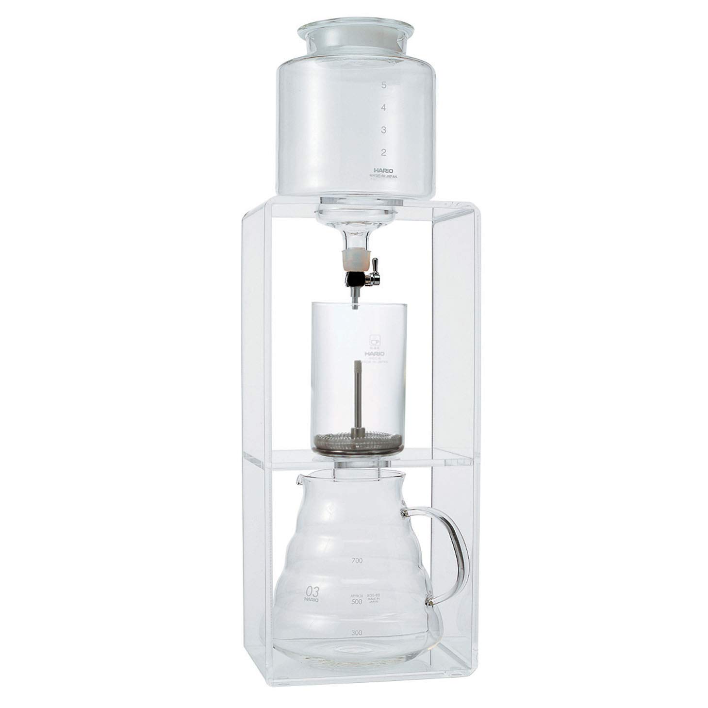 

HARIO Water Dripper/Clear Cold Brew Coffee for 2-6 Cups WDC-6