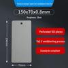 Test Grade Sandblasted Steel Panel Coating with Various Thicknesses/Roughness