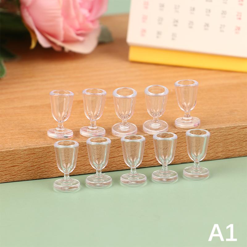 

10 шт. мини-чашка для красного вина, имитация мебели, бокал для вина, кубок, декор для кукольного домика