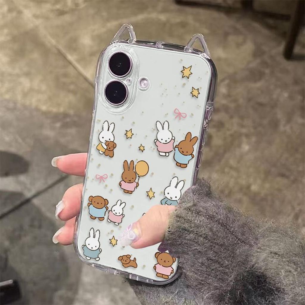 Nuova Cover per Cellulare 3D Tridimensionale con Orecchie da Gatto per Apple per IPhone Custodia per Cellulare 13 Custodia per Cellulare Xiaoxin Copertura Protettiva