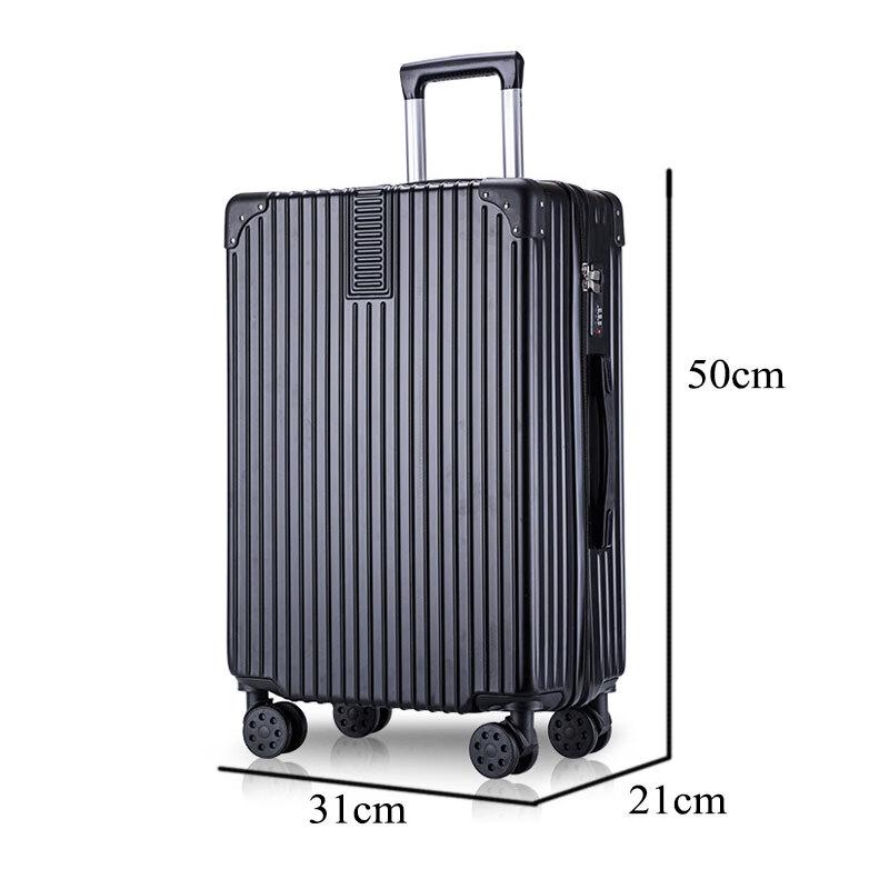 Omanfei Fashion Color-Block Travel Luggage