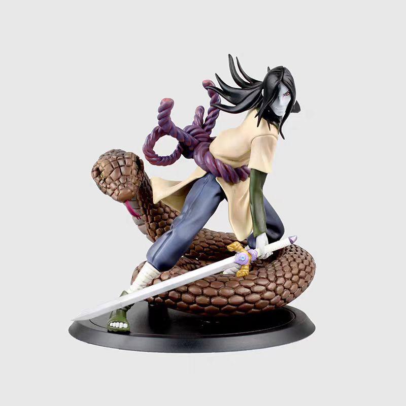 

Anime Naruto Leaf Village Missing-nin Battle Figure Orochimaru Doll Model Toys Gift