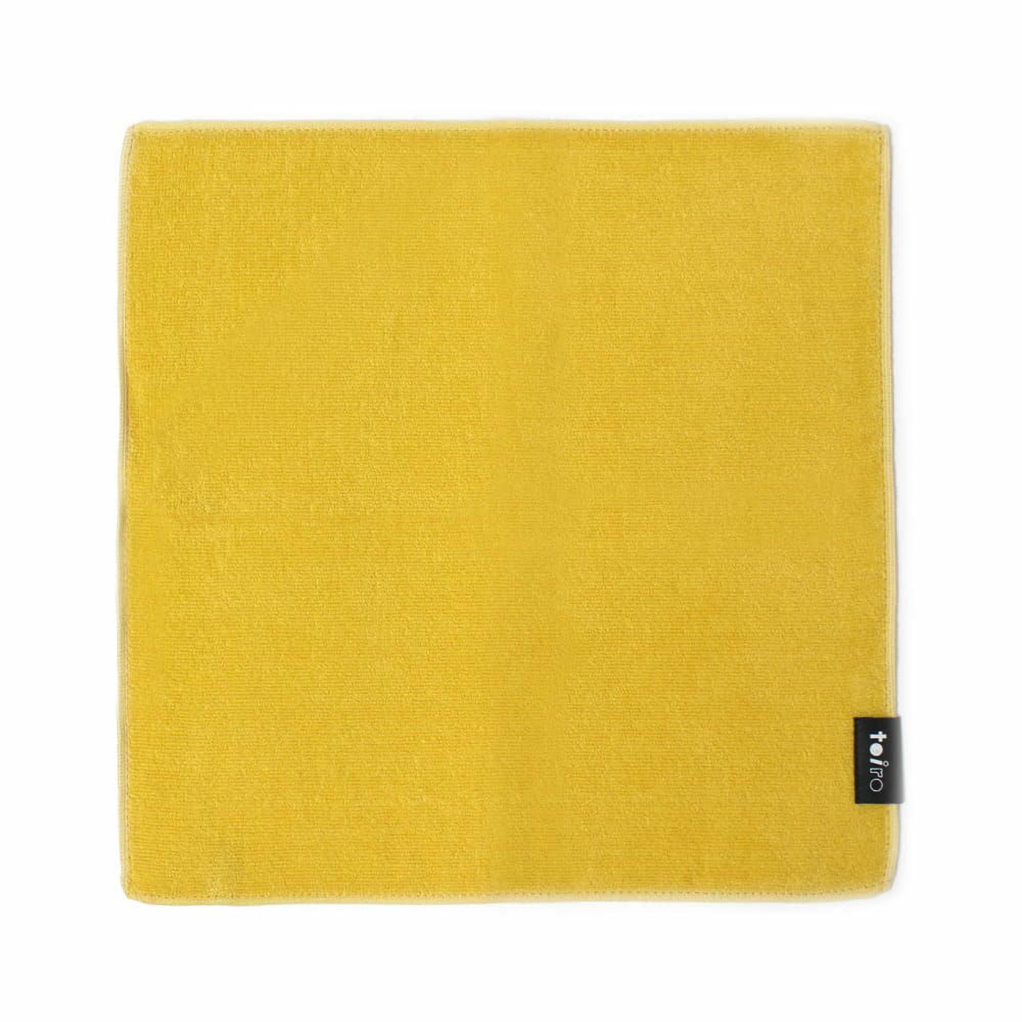 

Iori Imabari Toiro Handkerchief Made in Highly Absorbent x Towel, Towel, Fluffy, Japan, (Yellow Ivory)