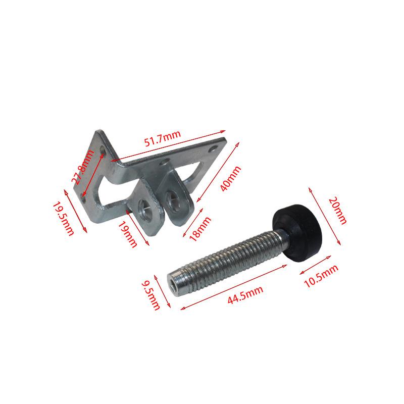 

Adjustable Heavy Duty Furniture Levelers - Anti-Slip Leg Pads for Wardrobe Cabinet, Side-Mount Floor Uneven Solution 1pc