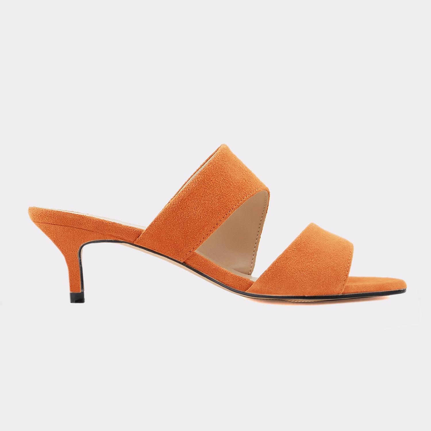 

Женские босоножки 5 см, сексуальные, высокие каблуки, летние, повседневные, женские, модные, на шпильках, туфли на платформе для выпускного вечера, яркие цвета, сандалии без застежек 35 оранжевый