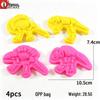 Children's Animal & Geometric Clay Mold Set with Play-Doh Cutters and Rolling Pin