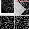 2D FLAT PRINTING 2pcs Curtains (Without Rod) Floral Swirls and Curves (2) Ramadan Festival Chic Print Curtains Semi-Sheer