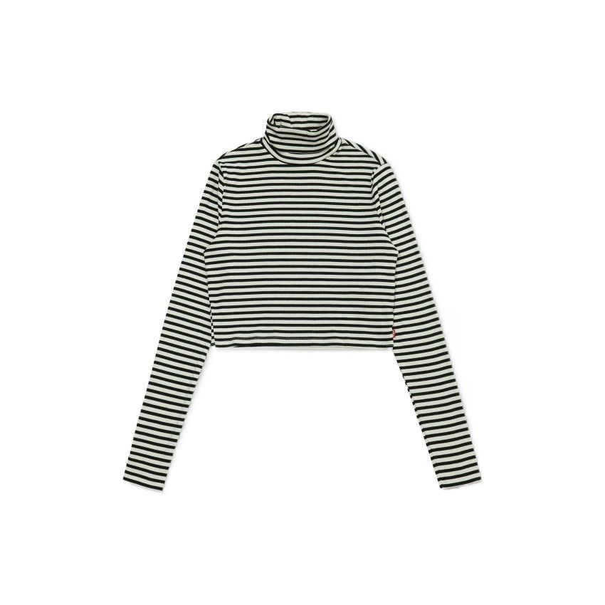 Levis Striped Long Sleeve T-Shirt Women Tops A1775-0006