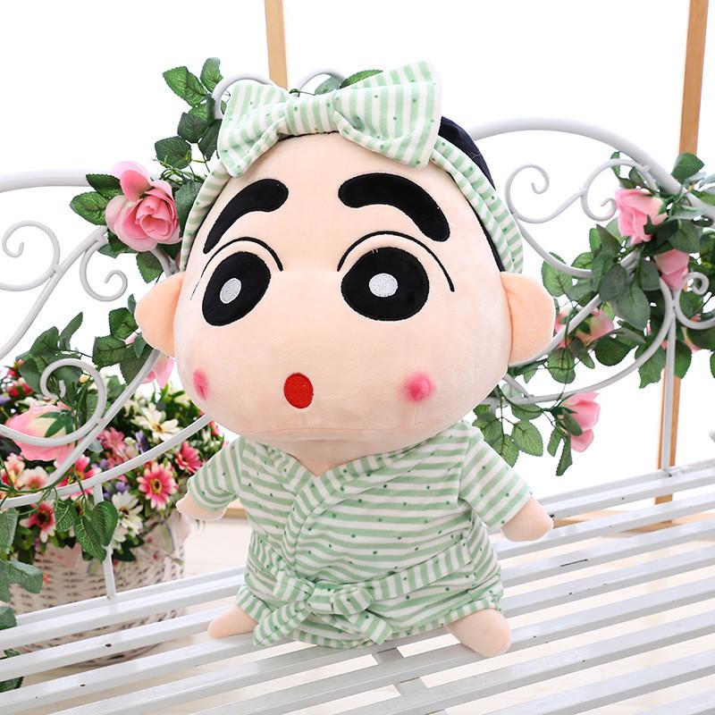 Shin Crayon Chan Plush Toy Bathrobe Multi Expression Stuffed Doll Gift Girl
