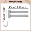 Electric Heated Towel Rack Smart Temperature Control Warming for Shower Black