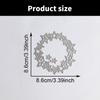  Star Cutting Dies Circle Star Frame Die Cuts Templates Molds Embossing Stencils for Album Scrapbooking Paper Decoration