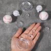 15 Pcs Clear Sphere Display Stand, Plastic Sphere Stands Ball Stand Holder Rings Acrylic Clear Small, Medium, Large Round Baseball Ring Stands for