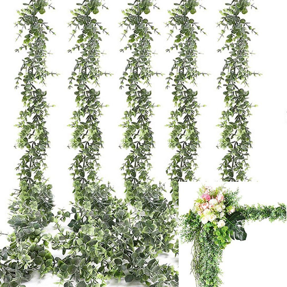 

Wedding 6FT Ivy Vine Eucalyptus Garland Hanging Rattan 1 Pc Green Vine