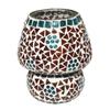 Mushroom Shaped Mosaic Glass Lamp for Home/Office/Festival Decoration (Bulb Not Included) (Table Lamps 17cm)