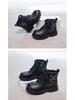 Autumn/Winter 2025 Girls' Leather British Style Non-slip Martin Boots for Kids - Princess Design