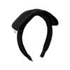 VVV Terry Ribbon Headband Hairband _ Black