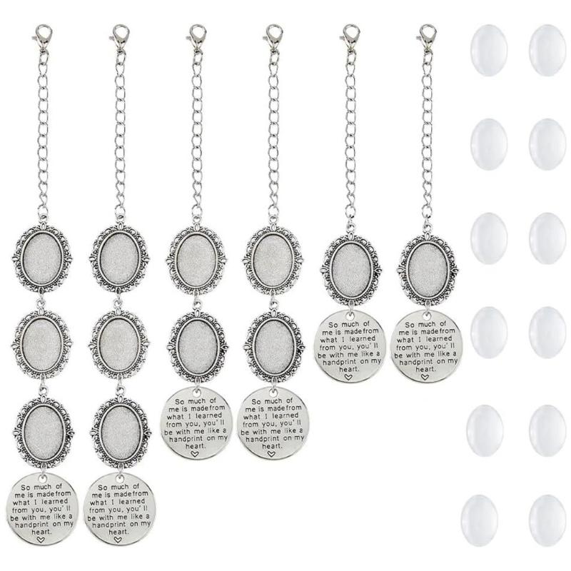 

Brooch Making Set Wedding Bouquet Charm Includes Frames Pendant Alloy Texture Brooch Making Part Suitable for Making Pin