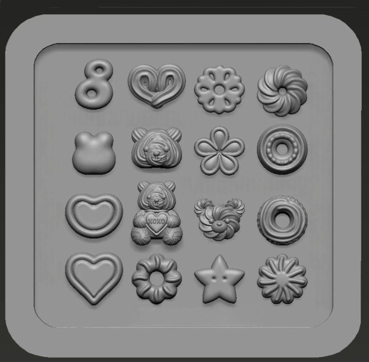 

3D Силиконовая форма для дизайна ногтей, рельефный бант, клубника, барочный узор, маникюрные шаблоны, пластины, инструменты, аксессуары