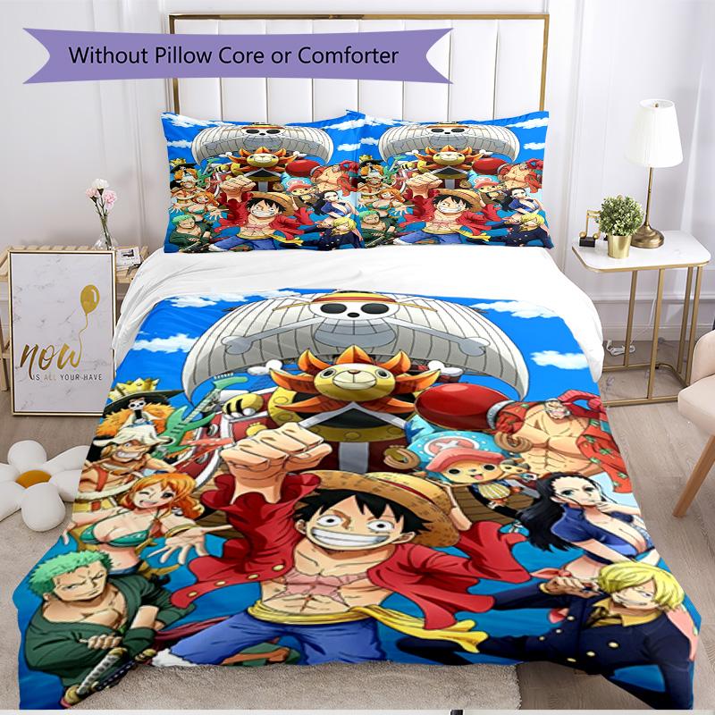 3pcs Duvet Cover Set (1*Duvet Cover + 2*Pillowcase, Without Core), One Piece Print Soft All‑Season Bedding Set, Home Bedroom Decor Gift