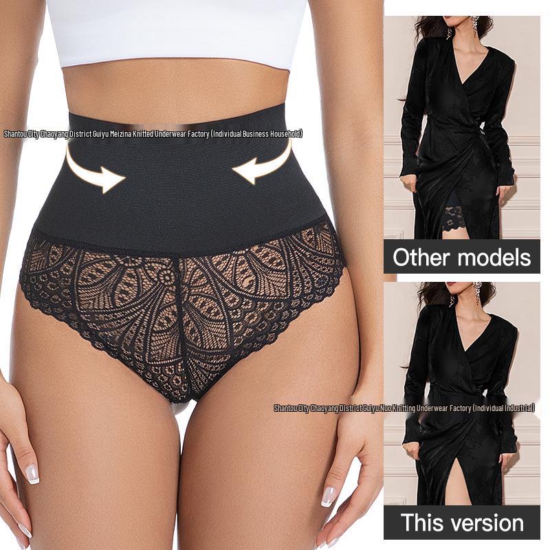 Spitzen High Waist Bauchkontrolle Formende Slips: Übergröße, Po-Lifting & Taillenformer