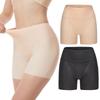 Ice Silk Seamless Women's Safety Shorts: Summer Thin, Anti-Exposure, Non-Roll Hem, High Waist, Tummy Control, 3/4 Length.