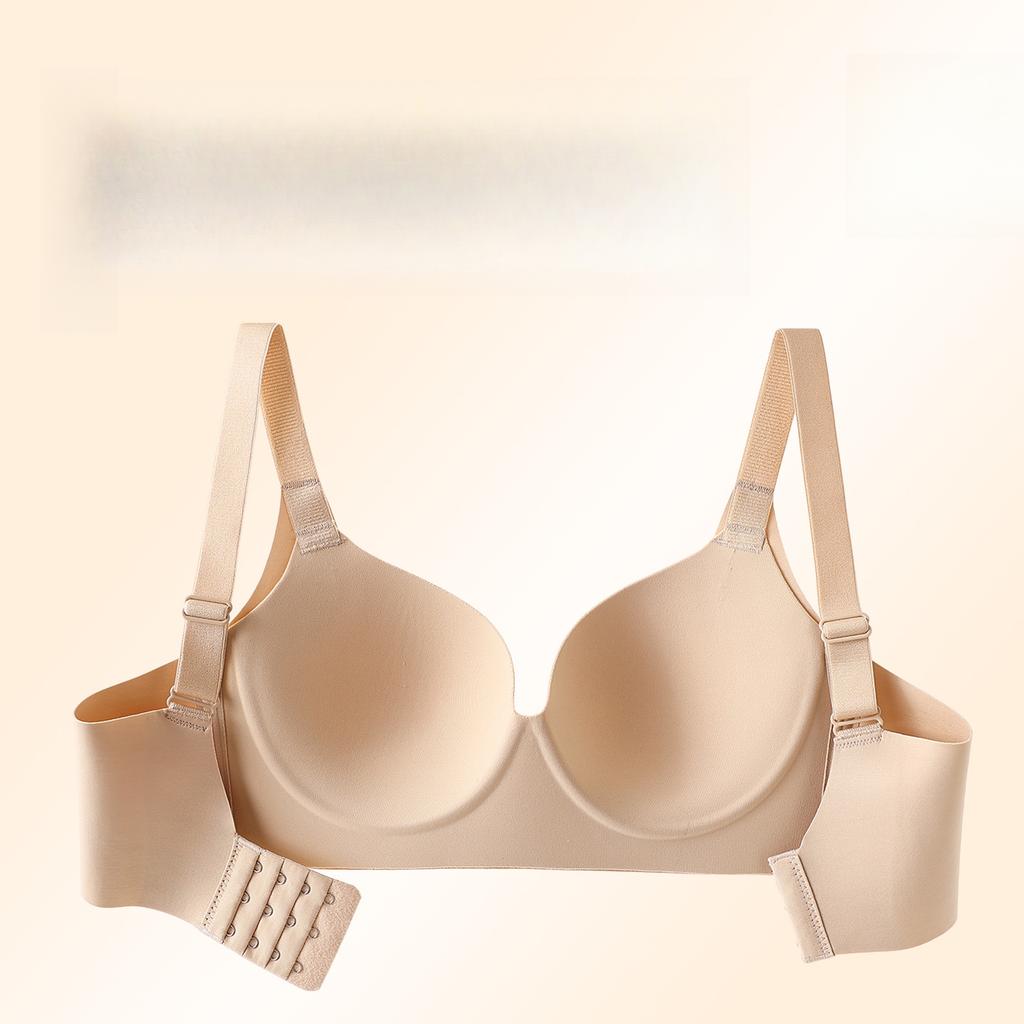 Invisible Bra Women's Thin Cup Large Size Bra Underwear Invisible Bra Push Up Bra