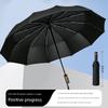 Children's Umbrella for Both Sunny and Rainy Weather, Anti-Rebound, Portable, Reverse Folding, Girls' Black Coating Sunshade, Fully Automatic Folding