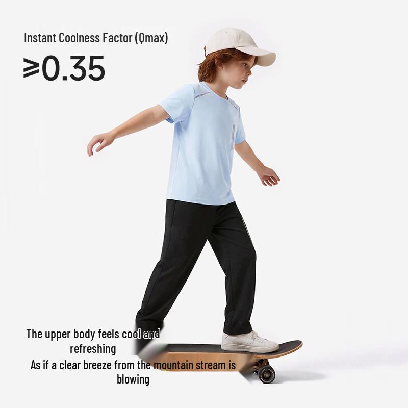 YEEHOO Boys' Short-sleeved Round Neck T-shirt