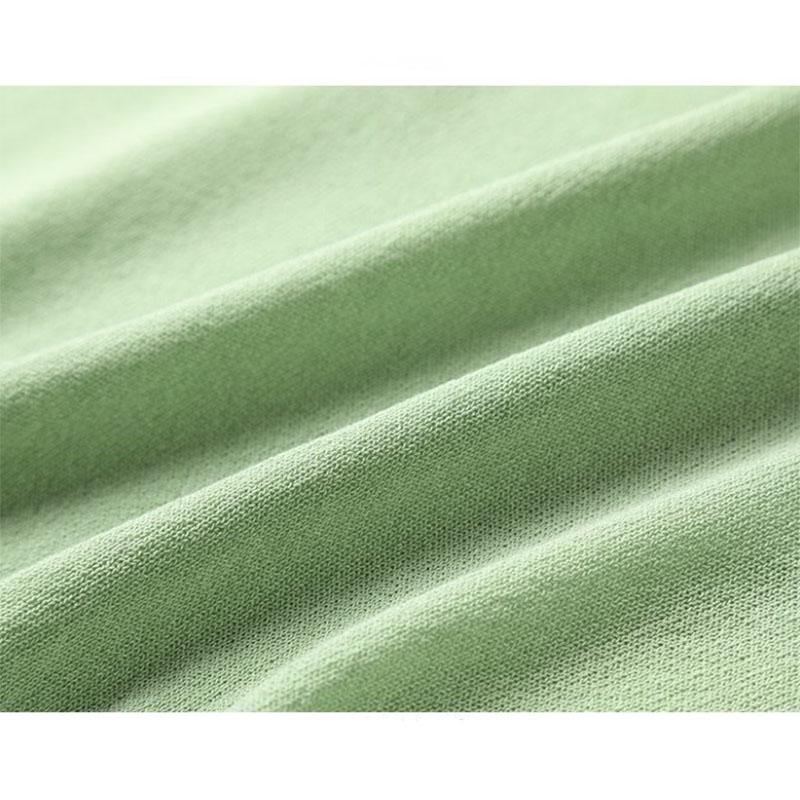 Tricou din mătase de gheață, cu mâneci scurte, pentru femei, cu gât rotund, pulover din mătase strălucitoare, în stil occidental, cămașă subțire asortată de culori