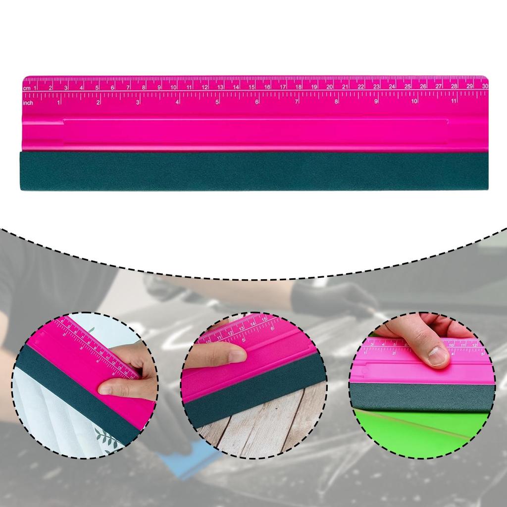 Felt Squeegee for Vinyl Multifunctional Edge Squeegee Craft Knife Sign Making Universal Vinyl Scraper Car Window Tint Tool