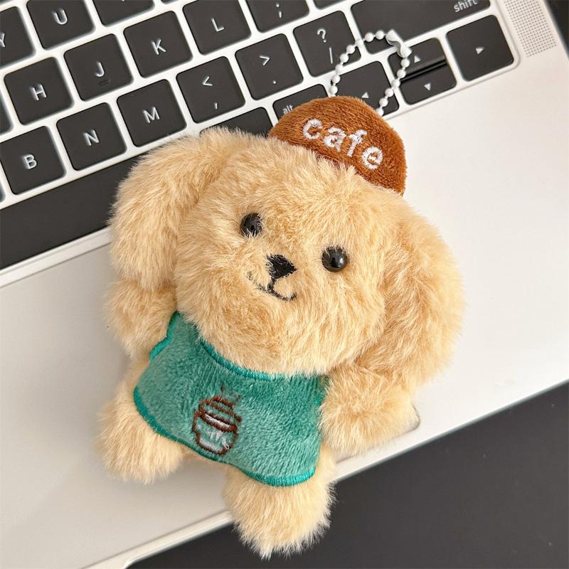 Cartoon Plush Doll Puppy Pendant Cute Doll Decoration Pendant Backpack Pendant Decoration Gifts