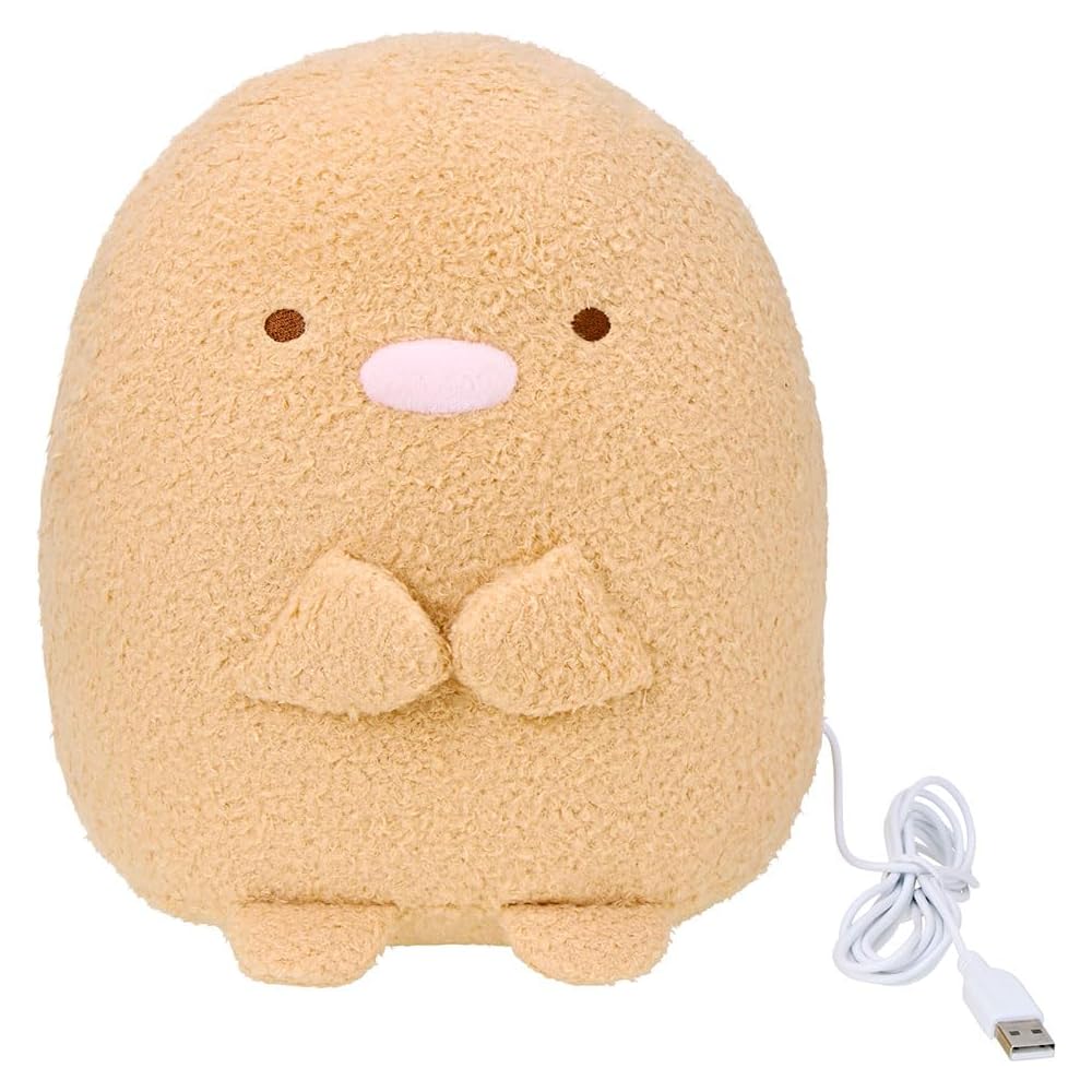 Ccp Sumikko Gurashi Tonkatsu Plush Toy Warm Cute Character for Desk Living Room Bedroom Office