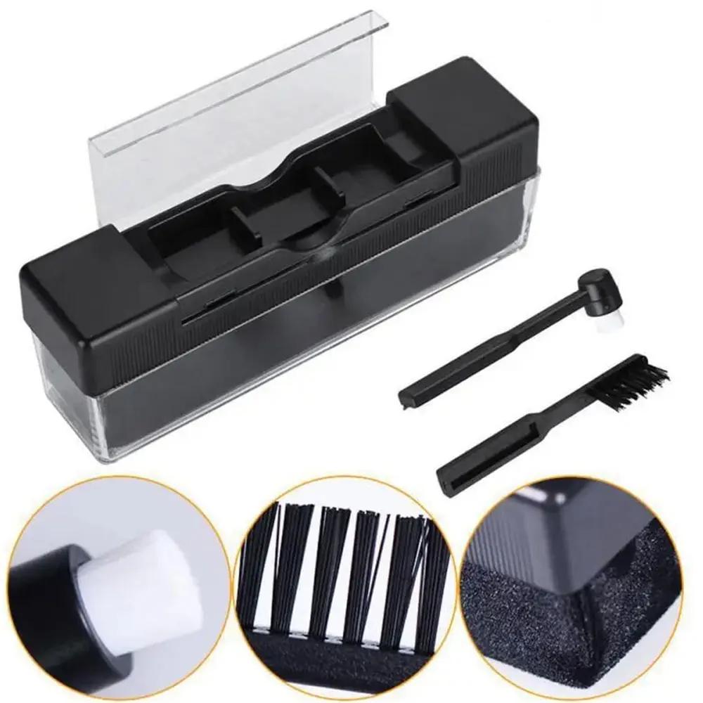 1 Set Anti Static Vinyl Record Cleaner Dust Remover Brush for Phonograph Turntable LP Vinyl Records Cleaning Kit