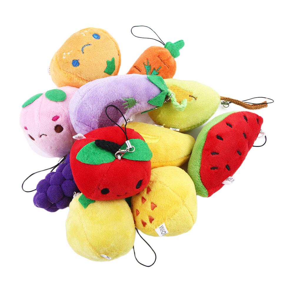 Stuffed Key Rings Stuffed Toy Vegetable Plush Toy Plush Keychain Fruit Plush Doll Fruit Plush Toy