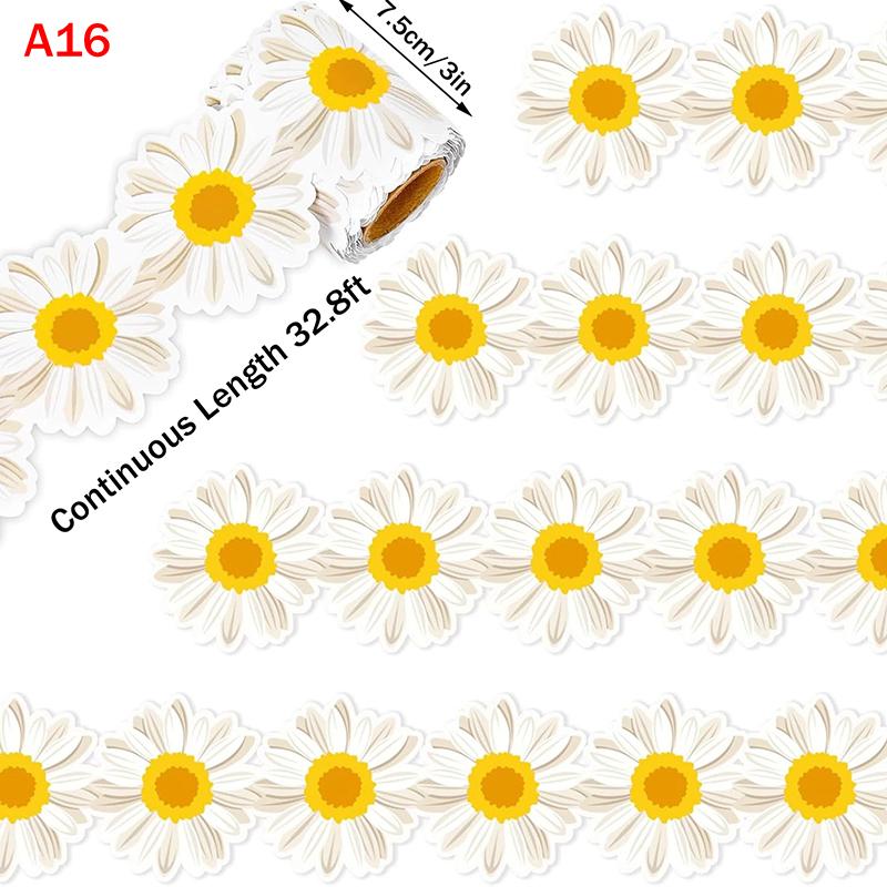 32 Colors 18M Self Adhesive Border Classroom Decors Border Trim Sticker Colorful Dot Trim Border Bulletin Board Border Trim