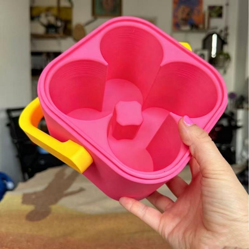 Insulated Portable Cooler With Handle Mini Freezer Fridge Heat Preservation Food Storage Cooler Box For Beach Picnic