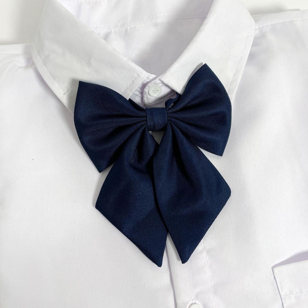 Buckle-free Tie Bow Tie Female College Style Plaid Lazy Harajuku Style Student K Male Uniform Accessories
