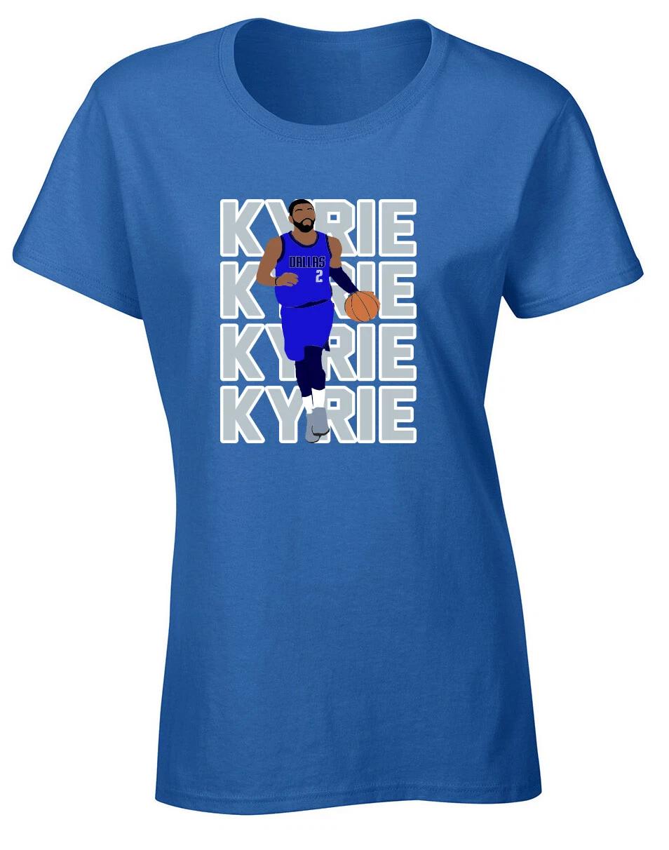 Dallas Mavericks Kyrie Irving Text Pic Women s T-Shirt XL