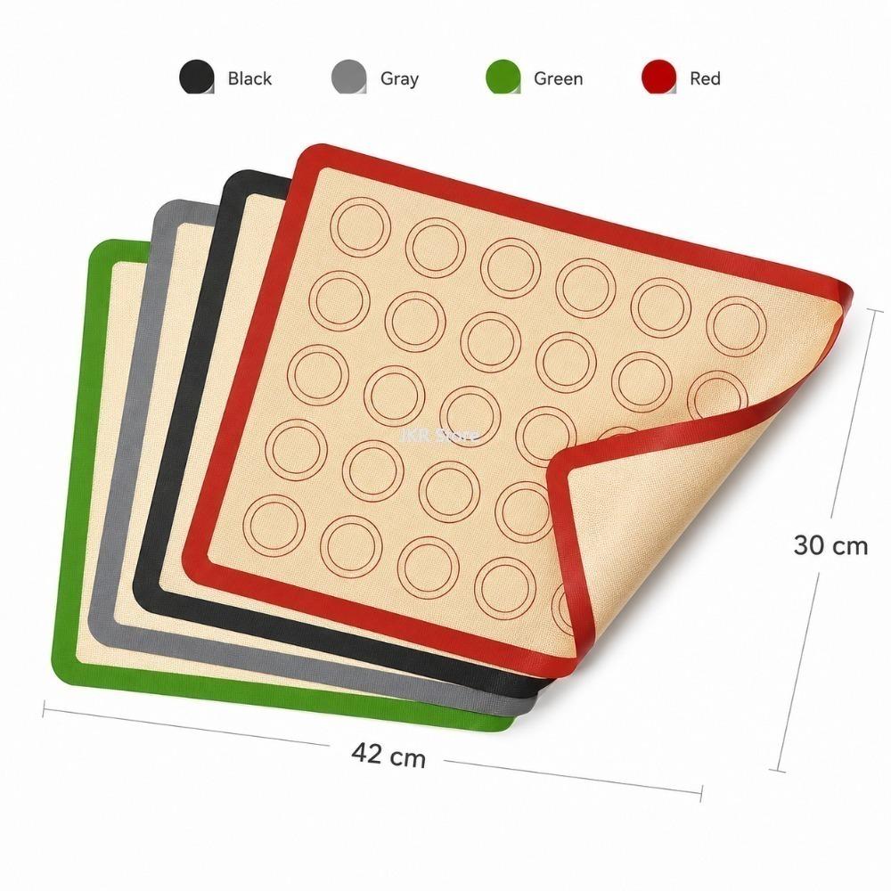 42x30cm Silicone Pastry Baking Mat Non Stick Glass Fiber Oven Liner for Cookie Macaron Home Kitchen Baking Tool