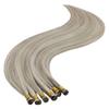 Beautiful Color High Quality 100% Virgin Hand Tied Weft Russian Remy 100g-300g Hair Extension