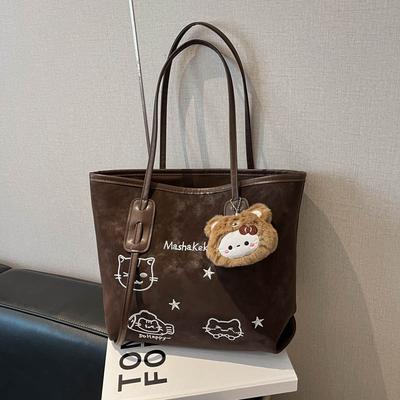 Große Kapazität Herbst und Winter Vielseitige Tasche Damen Neue High-End Lässige Umhängetasche Strukturierte Pendler-Tragetasche