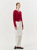 GENERALIDEA Bold Cable Slit Pullover [Red] / Wbd4L05540