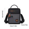 Multi-pockets Men's Business Bag Large Capacity Canvas Crossbody Bag Men's Shoulder Bag  Male