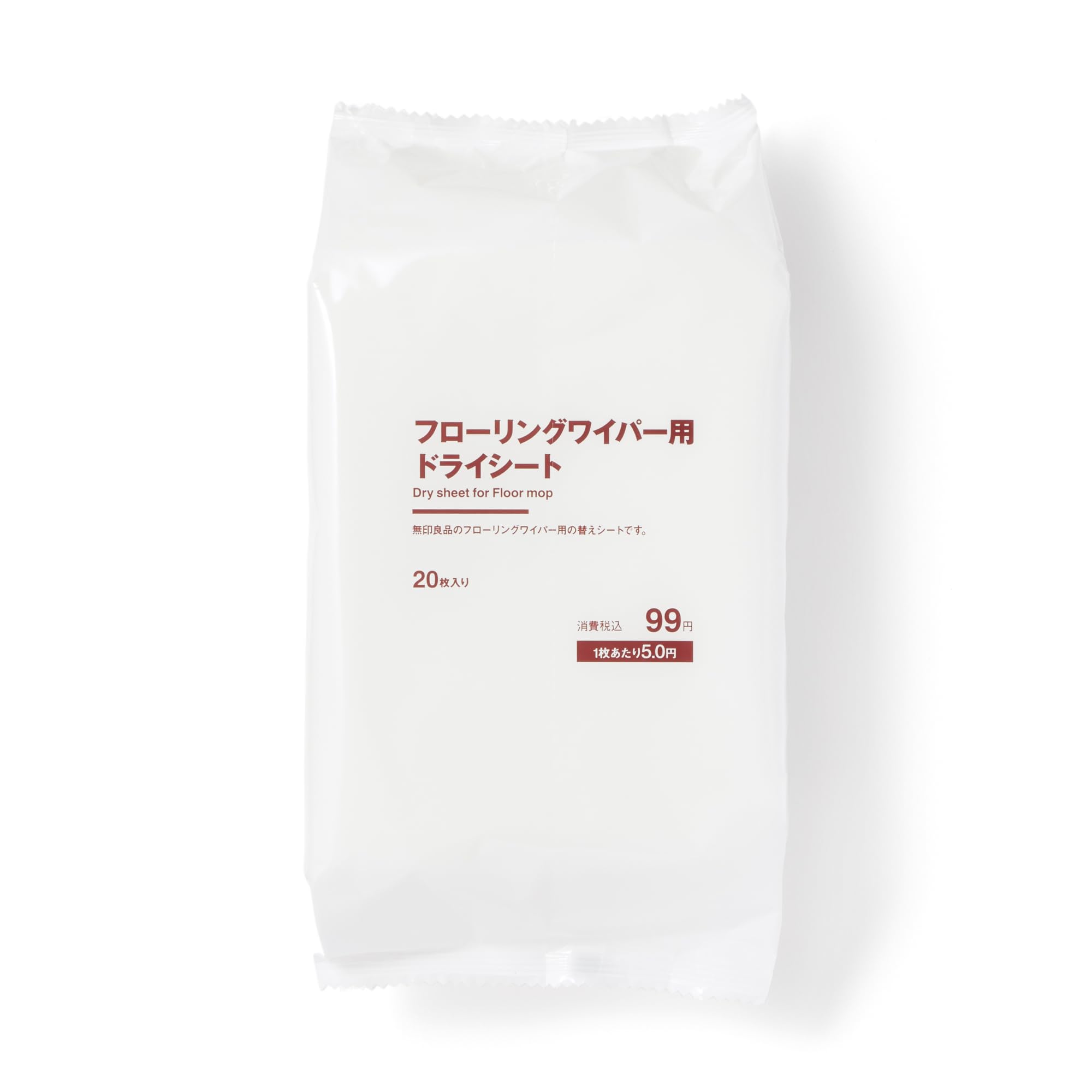 

MUJI Dry Sheets for Floor 20 200mm x 300mm 76418726 Wipers, sheets, approx. (length) (width), белый