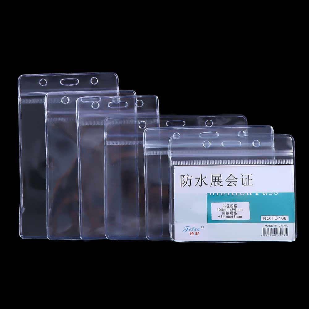 Sleeve Name Card Exhibition School Office Supplies ID Badge Case Card Case ID Card Holder Badge