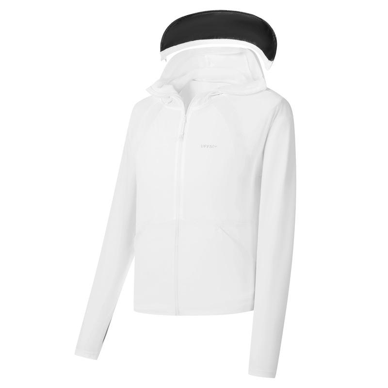 UPF50+Eisseide Sonnenschutz Damen Sommer Originalgarn UV-Schutz Dünn Atmungsaktiv Sonnenschutzmantel