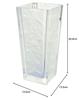 Toyo Sasaki Glass Flower Vase, Large, Garden Design, Approx. 13.5 X 29.9 X 13.5 Cm, Made In Japan, P-26417-1-JAN, Clear