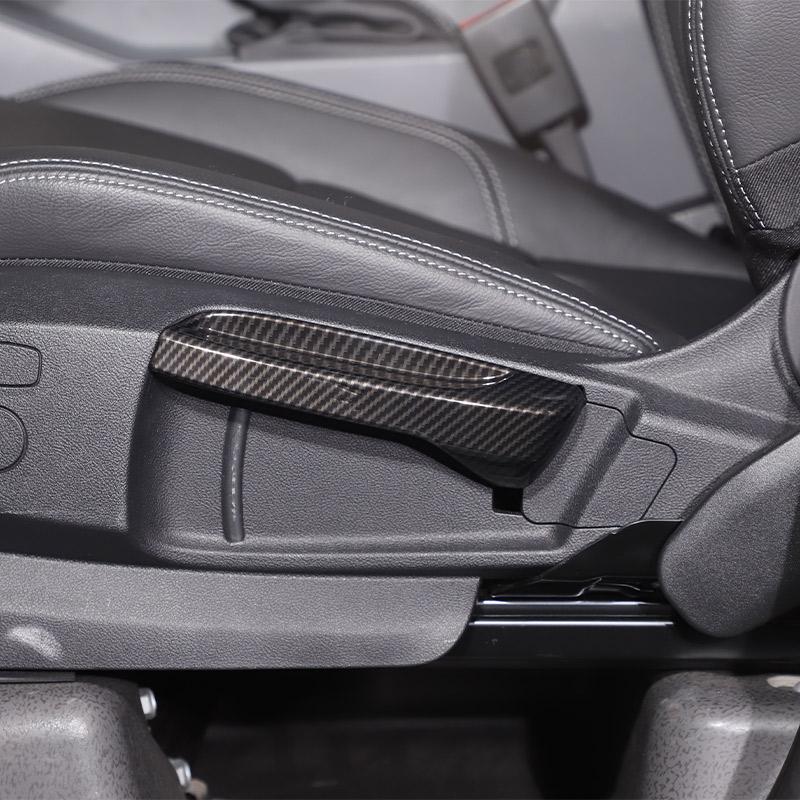 For Ineos Grenadier 2020-2025 ABS Carbon Fiber/Black Car Front Seat Adjustment Decorative Frame Cover Car Interior Accessories