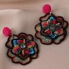 Ear Jewelry Embroidery Flower Earrings Luxury Delicate Earrings for Women  Gifts