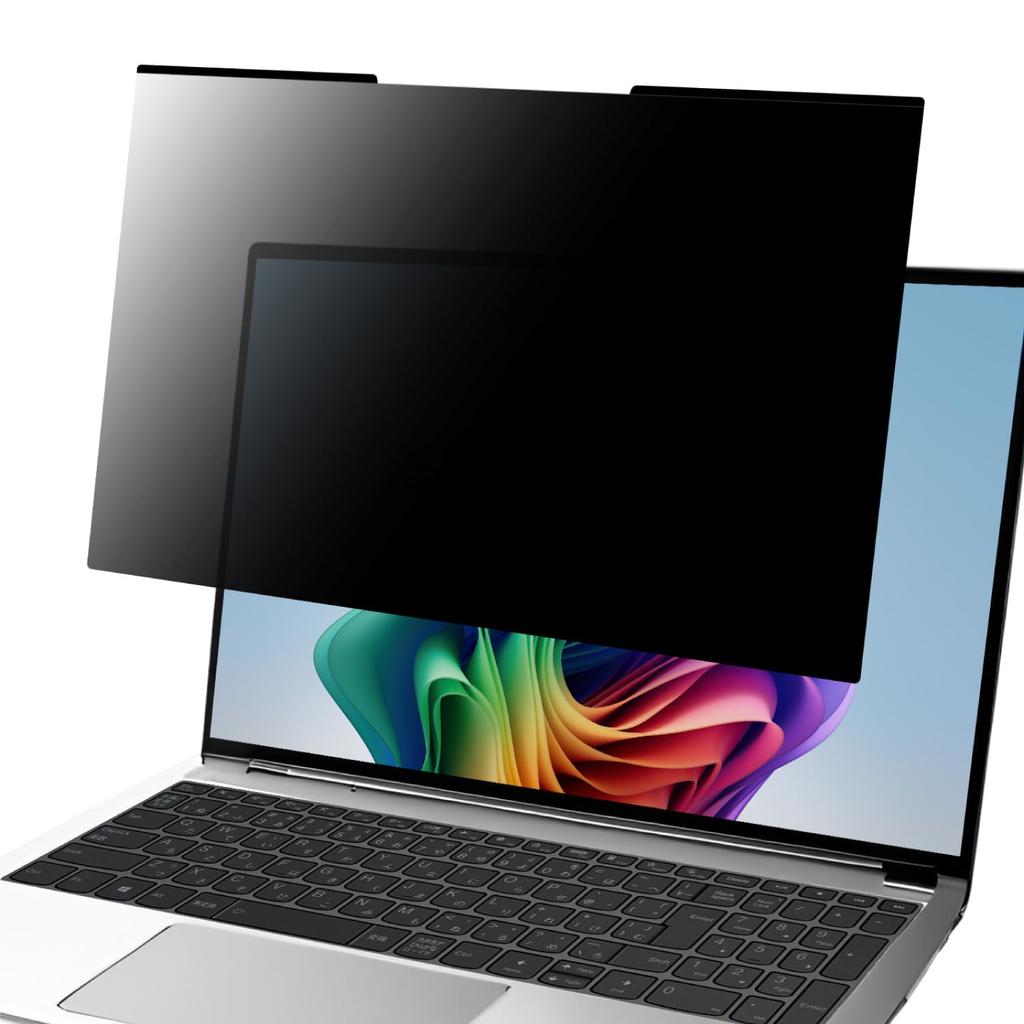 LOE Thin Magnetic Privacy Filter, 14-inch, 16:10 Ratio, Privacy Filter, Blue Light Blocking, Anti-Reflective, Privacy Film (302x192mm), 1 Sheet